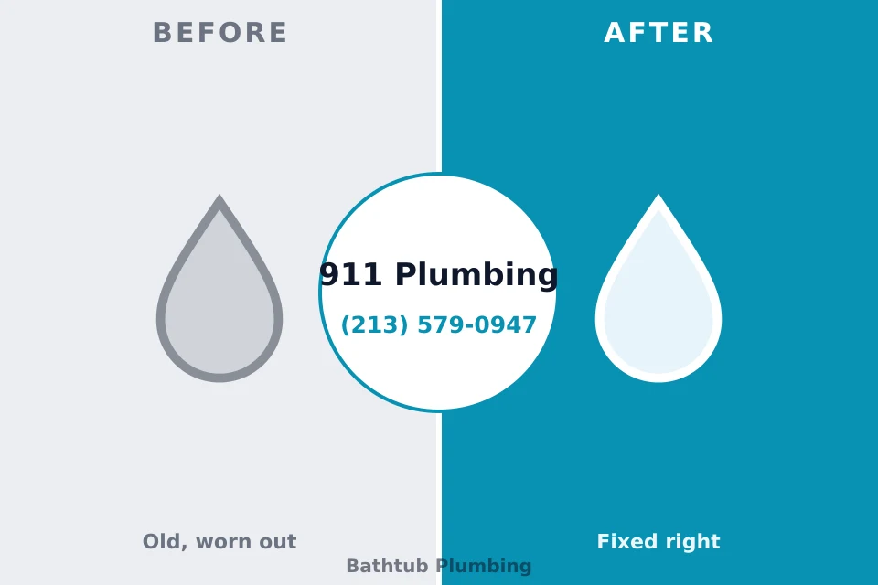 Before and after: plumbing repair Sapulpa, OK